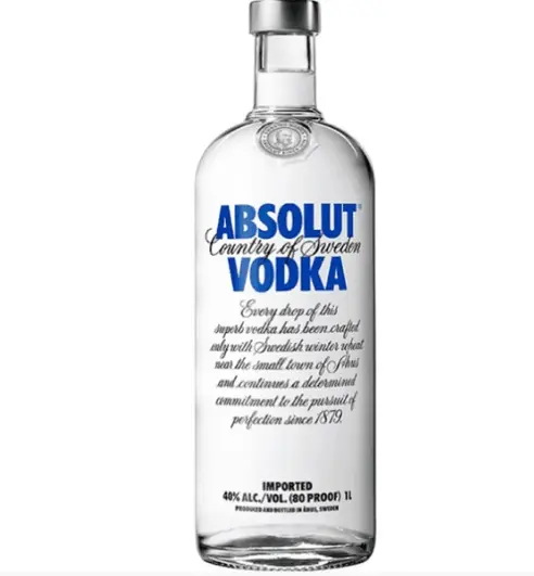 Absolute Vodka Blue 40% Nrf  1LTR